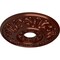 Ekena Millwork Valletta Ceiling Medallion (Fits Canopies up to 3 1/2"), 18"OD x 3 1/2"ID x 1"P, Antique Copper CM18VLACS - alternate 3